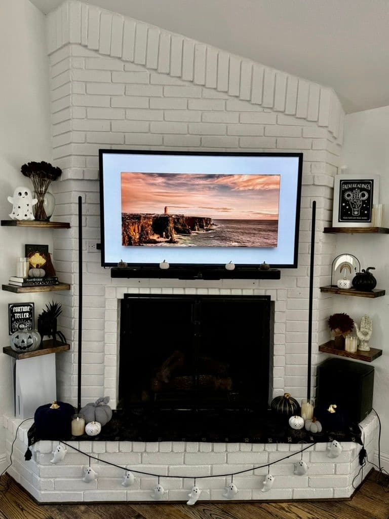 Dark Walnut Floating Shelves